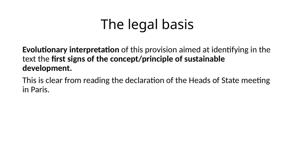 The development of European environmental law - slide 24 of 70