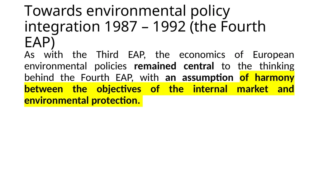 The development of European environmental law - slide 39 of 70