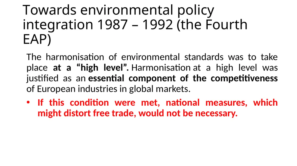 The development of European environmental law - slide 40 of 70