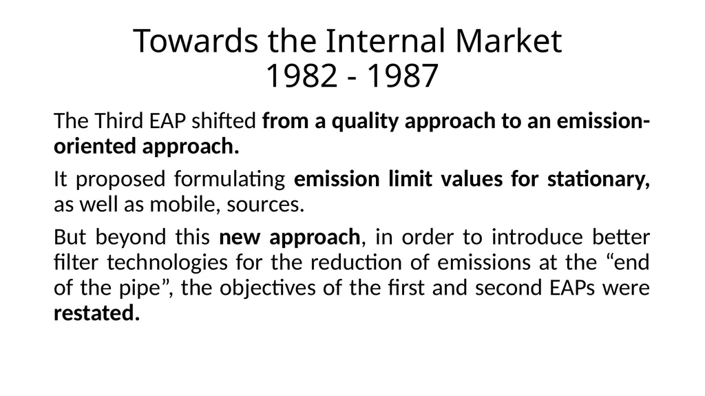 The development of European environmental law - slide 36 of 70