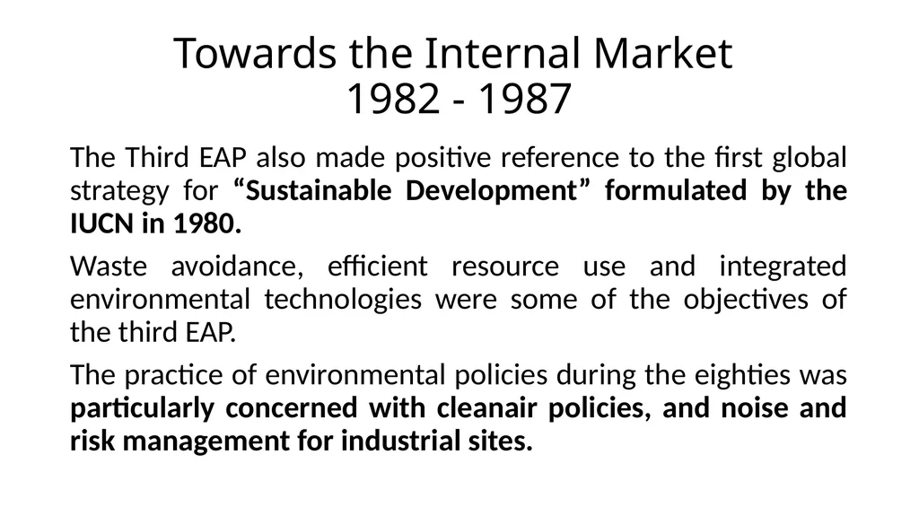 The development of European environmental law - slide 37 of 70