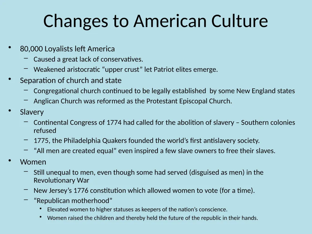 Chapter 9 The Confederation and the Constitution - slide 4 of 25