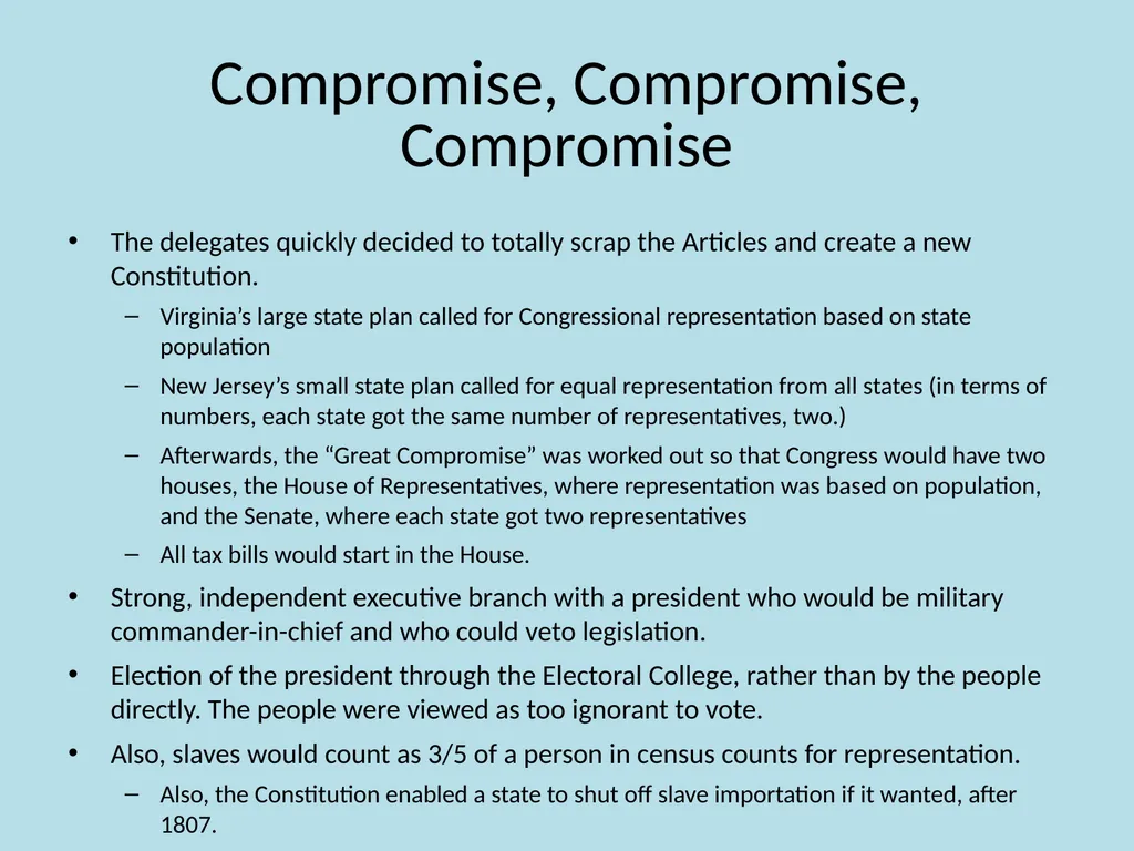 Chapter 9 The Confederation and the Constitution - slide 18 of 25