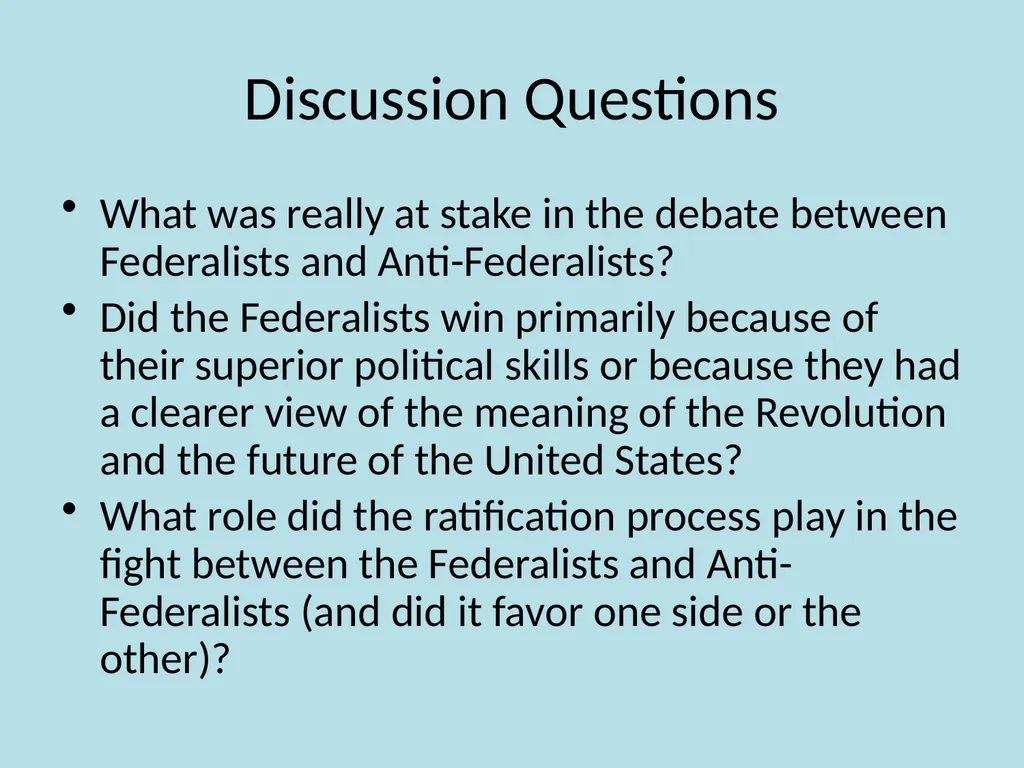 Chapter 9 The Confederation and the Constitution - slide 25 of 25