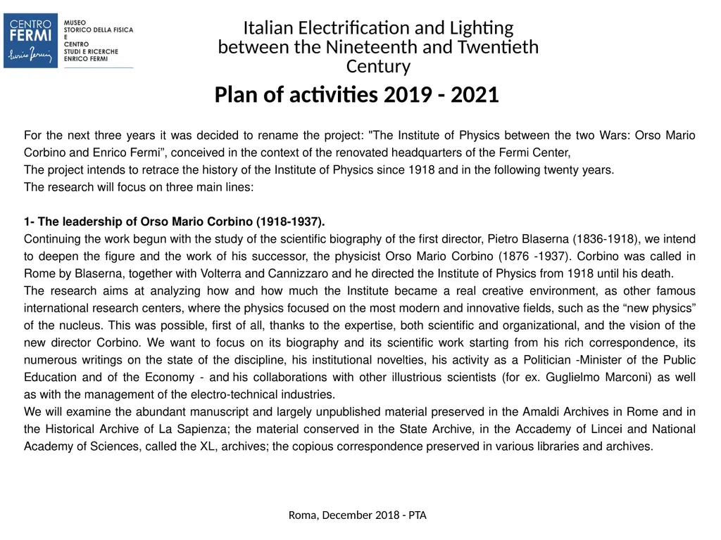 Coordinators: Raffaella Simili Sandra Linguerri - slide 7 of 12
