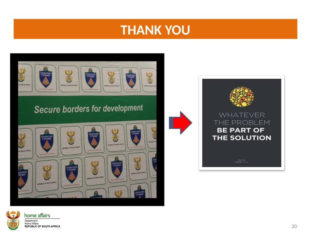 BORDER MANAGEMENT AUTHORITY (BMA) BILL -OVERVIEW- - slide 20 of 20