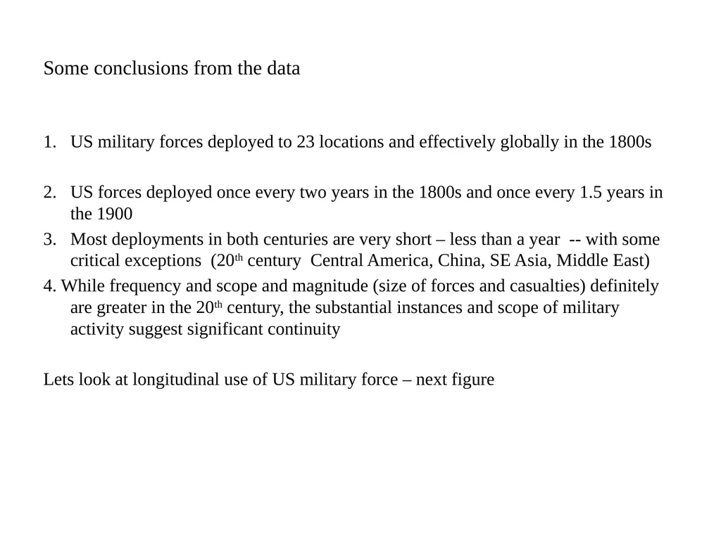 Trends in US foreign policy before 1900 Instances - slide 3 of 8