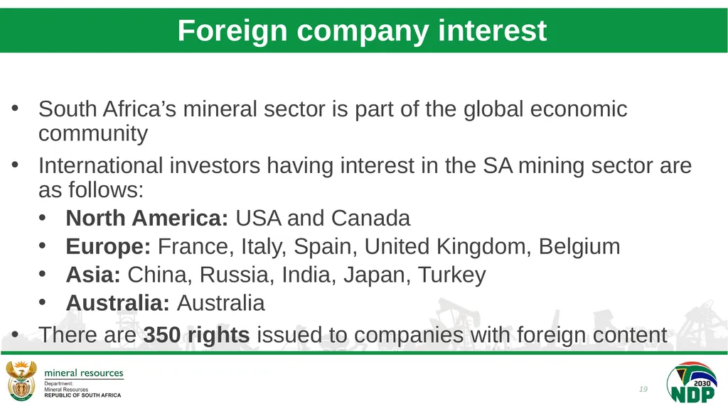Briefing to Parliament’s Portfolio Committee (PPC) - slide 19 of 28