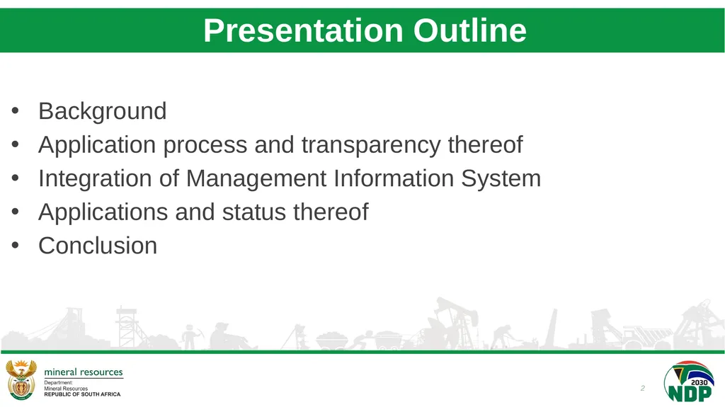 Briefing to Parliament’s Portfolio Committee (PPC) - slide 2 of 28