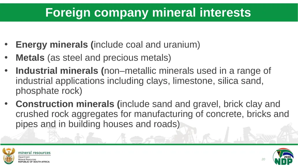Briefing to Parliament’s Portfolio Committee (PPC) - slide 20 of 28