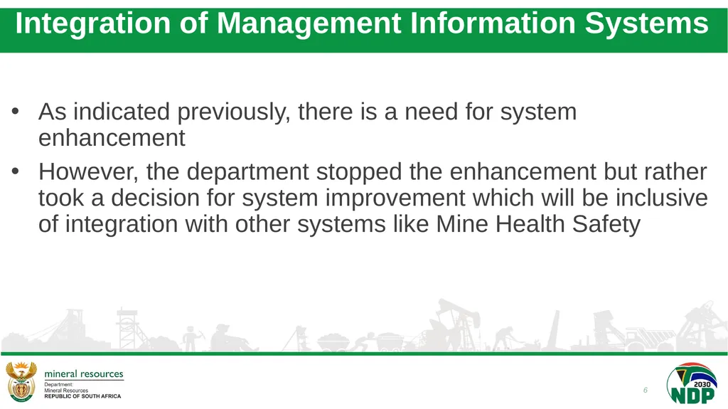 Briefing to Parliament’s Portfolio Committee (PPC) - slide 6 of 28