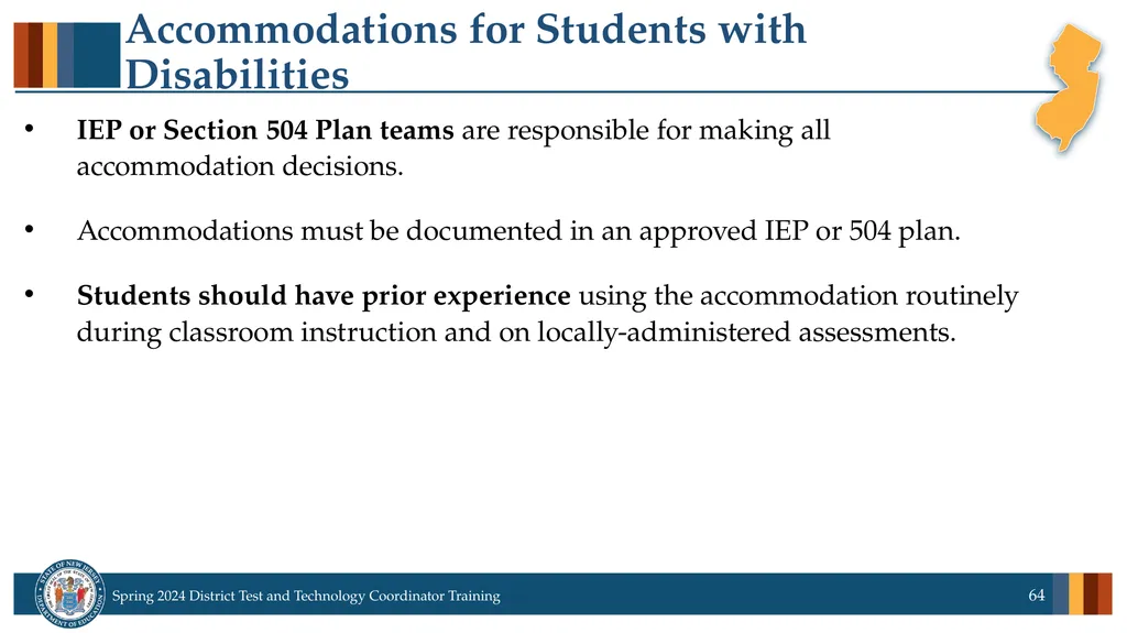 Spring 2024 District Test and District Technology - slide 64 of 134