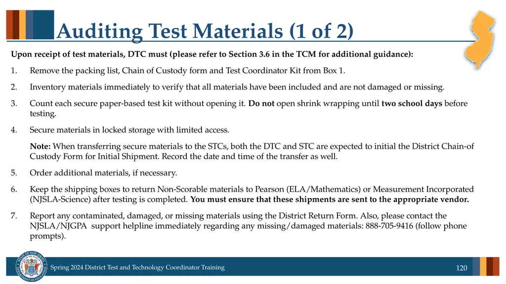 Spring 2024 District Test and District Technology - slide 120 of 134