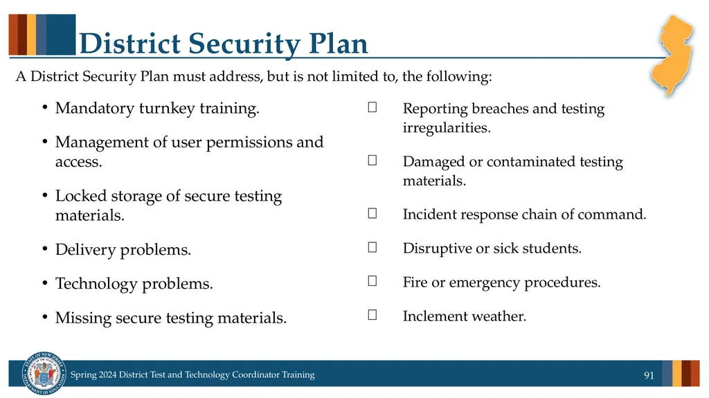 Spring 2024 District Test and District Technology - slide 91 of 134