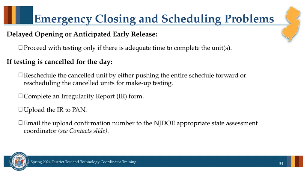 Spring 2024 District Test and District Technology - slide 34 of 134