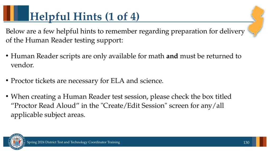 Spring 2024 District Test and District Technology - slide 130 of 134