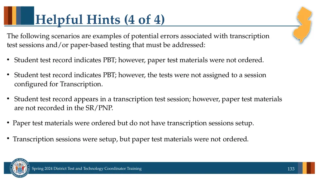Spring 2024 District Test and District Technology - slide 133 of 134