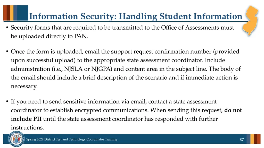 Spring 2024 District Test and District Technology - slide 87 of 134