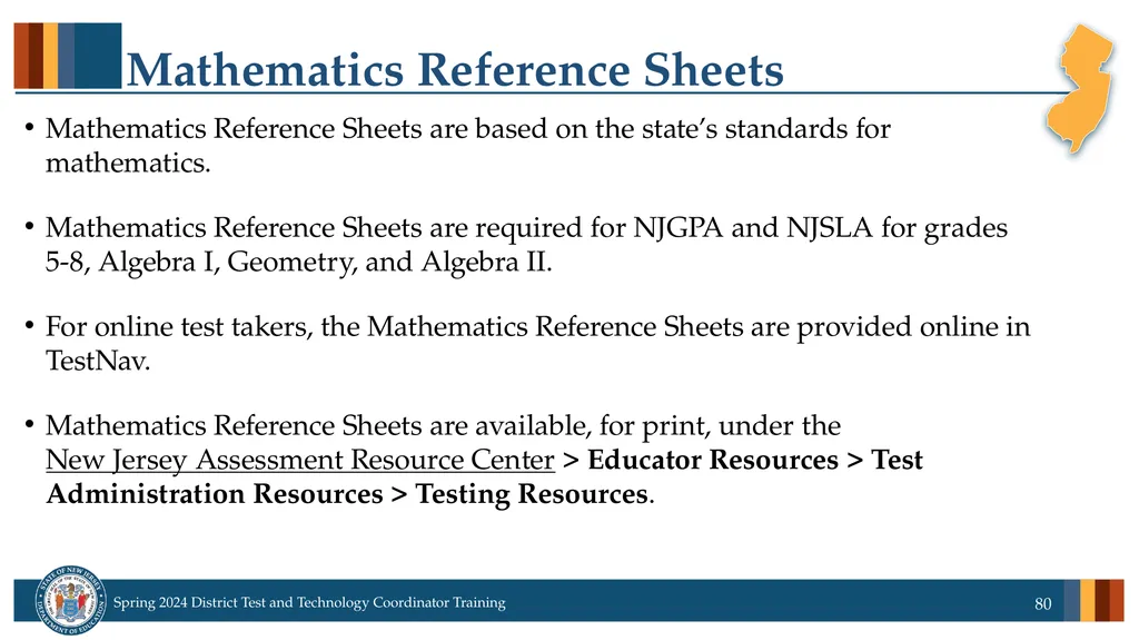 Spring 2024 District Test and District Technology - slide 80 of 134