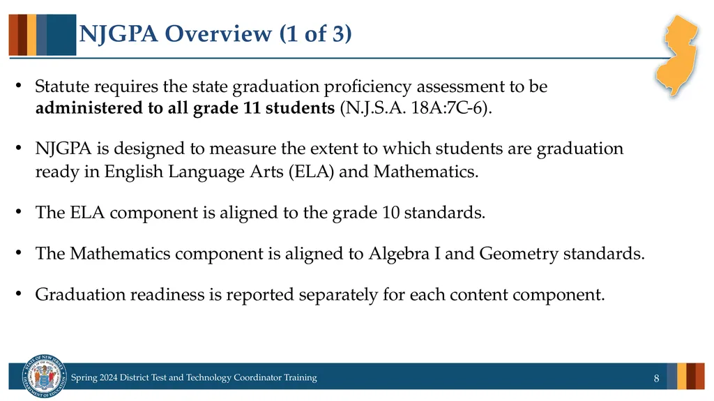 Spring 2024 District Test and District Technology - slide 8 of 134