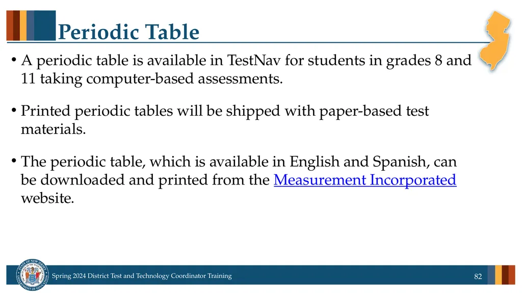 Spring 2024 District Test and District Technology - slide 82 of 134