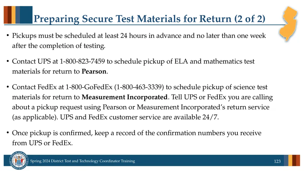 Spring 2024 District Test and District Technology - slide 123 of 134