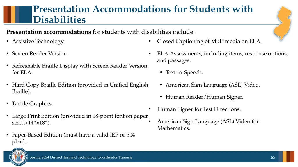 Spring 2024 District Test and District Technology - slide 65 of 134