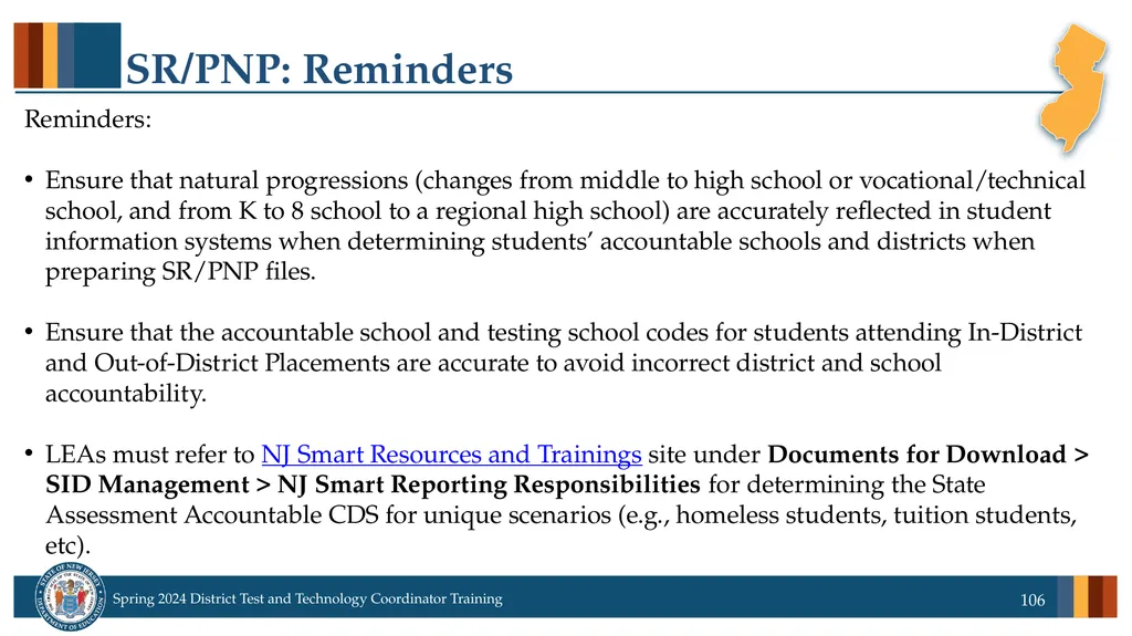 Spring 2024 District Test and District Technology - slide 106 of 134