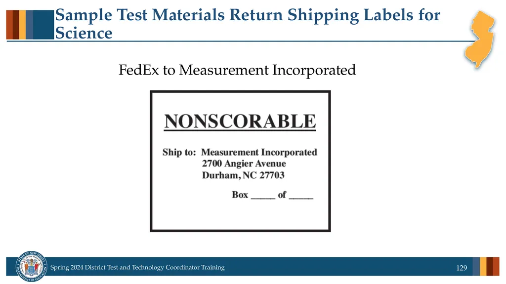 Spring 2024 District Test and District Technology - slide 129 of 134