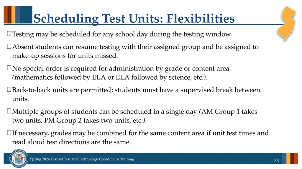 Spring 2024 District Test and District Technology - slide 33 of 134