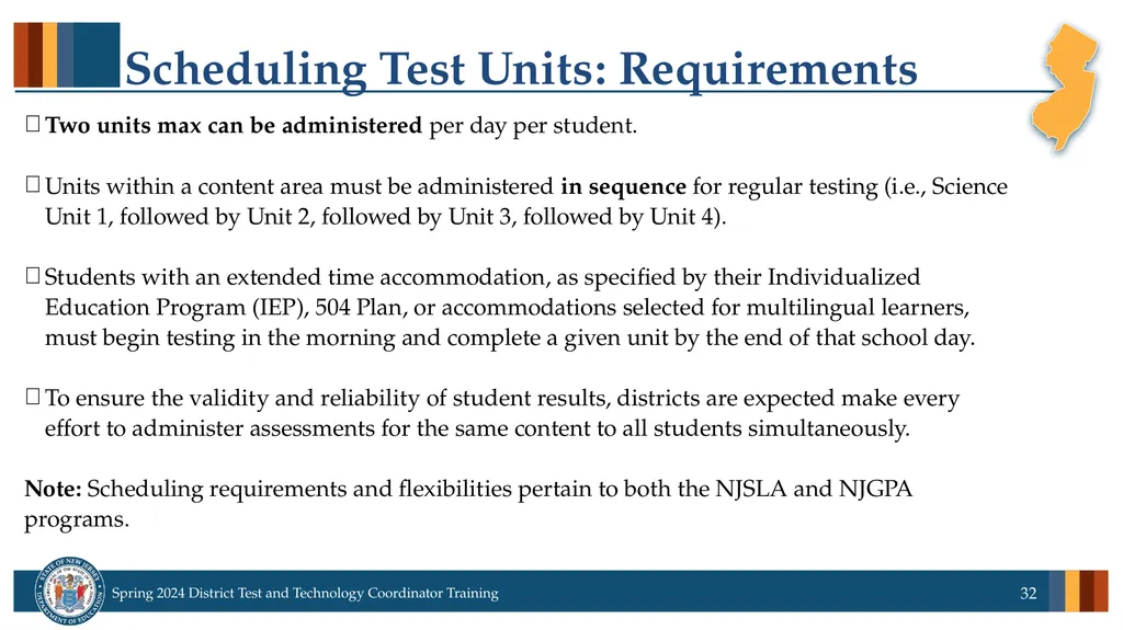 Spring 2024 District Test and District Technology - slide 32 of 134