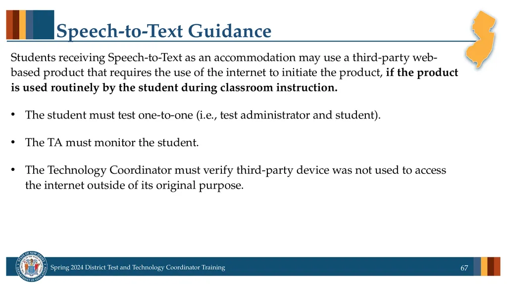 Spring 2024 District Test and District Technology - slide 67 of 134