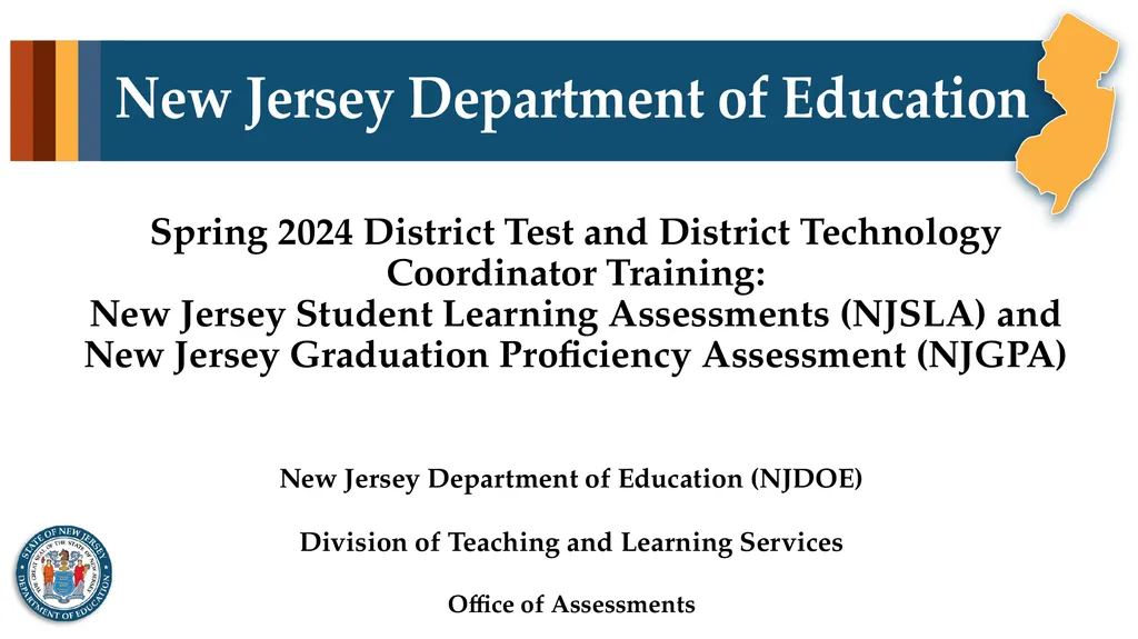 Spring 2024 District Test and District Technology - slide 1 of 134
