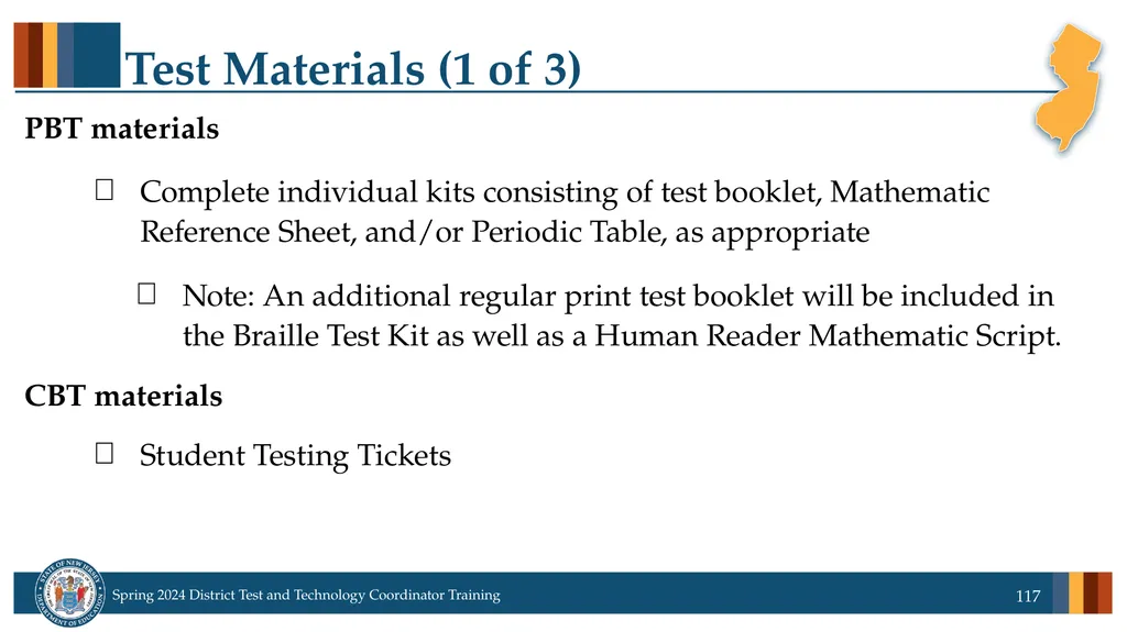 Spring 2024 District Test and District Technology - slide 117 of 134