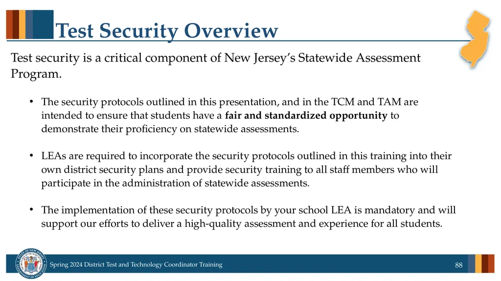 Spring 2024 District Test and District Technology - slide 88 of 134