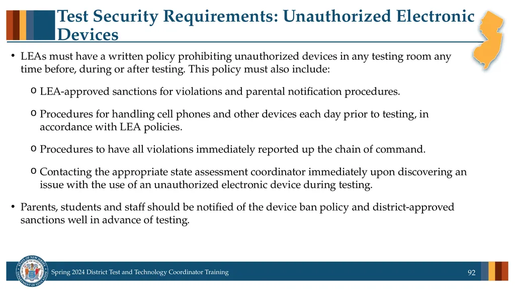 Spring 2024 District Test and District Technology - slide 92 of 134