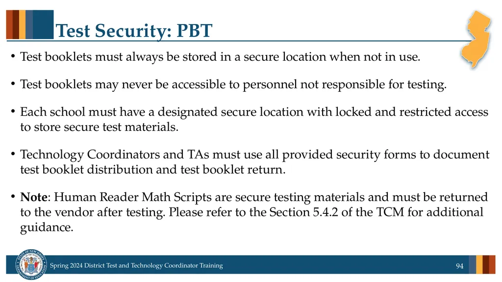 Spring 2024 District Test and District Technology - slide 94 of 134