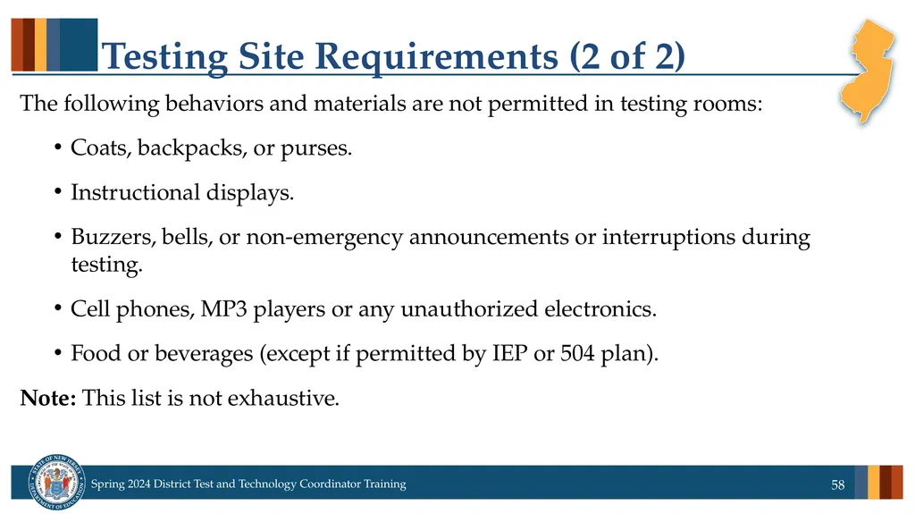 Spring 2024 District Test and District Technology - slide 58 of 134