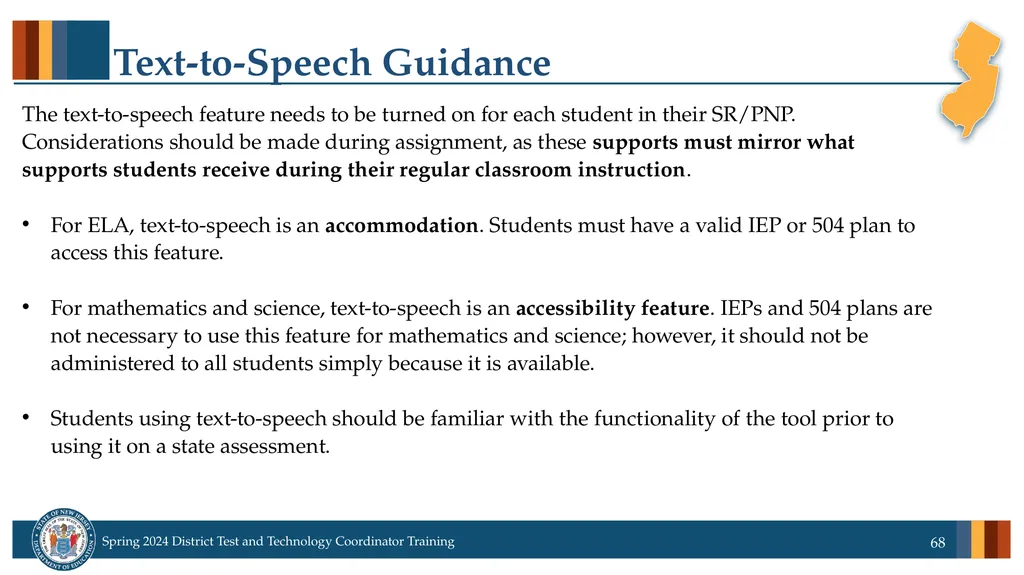 Spring 2024 District Test and District Technology - slide 68 of 134