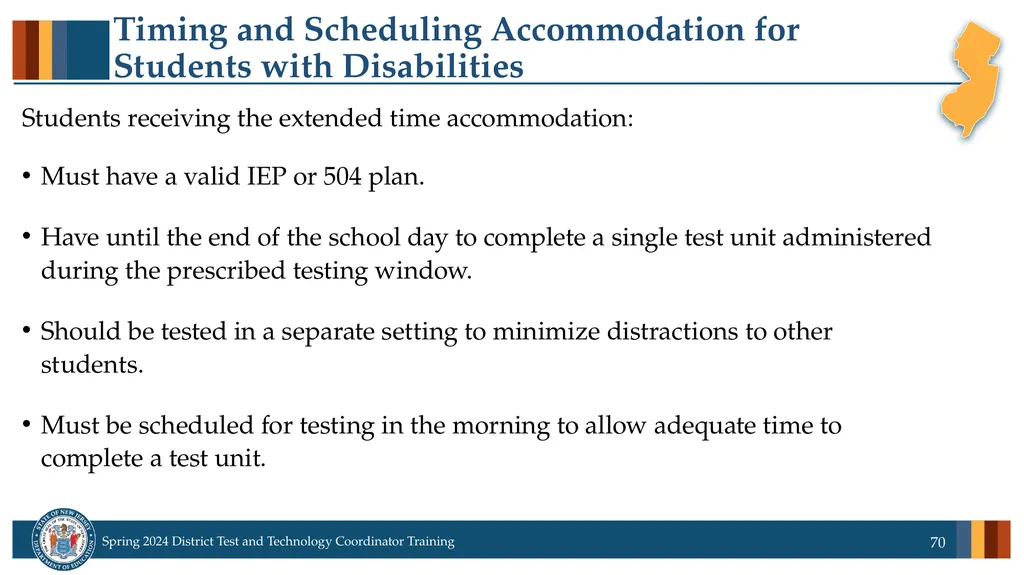 Spring 2024 District Test and District Technology - slide 70 of 134