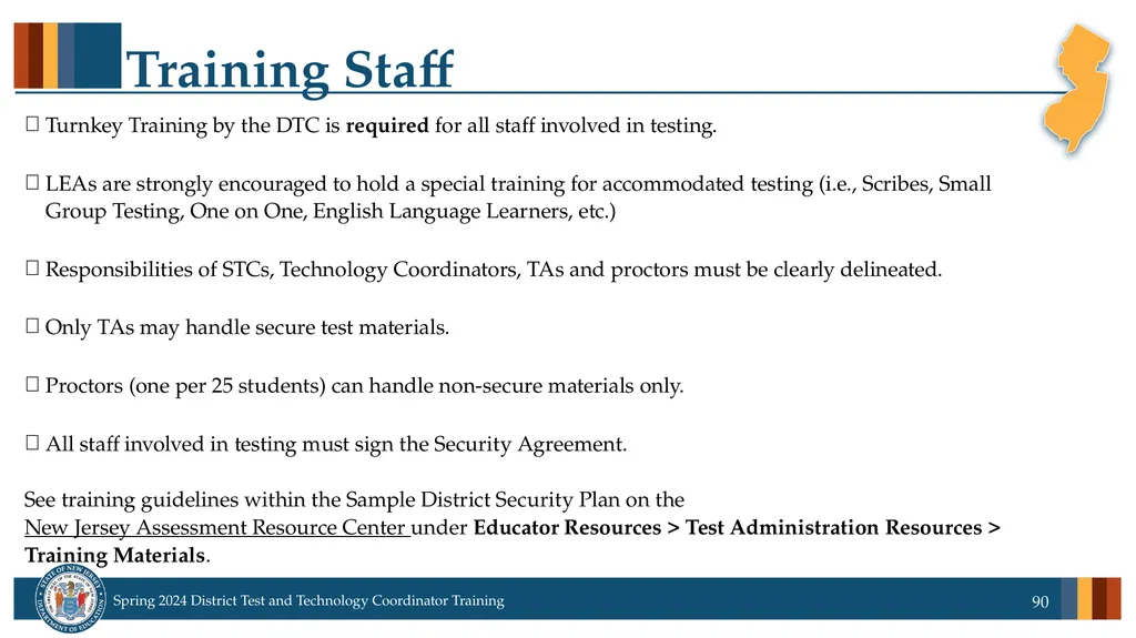 Spring 2024 District Test and District Technology - slide 90 of 134