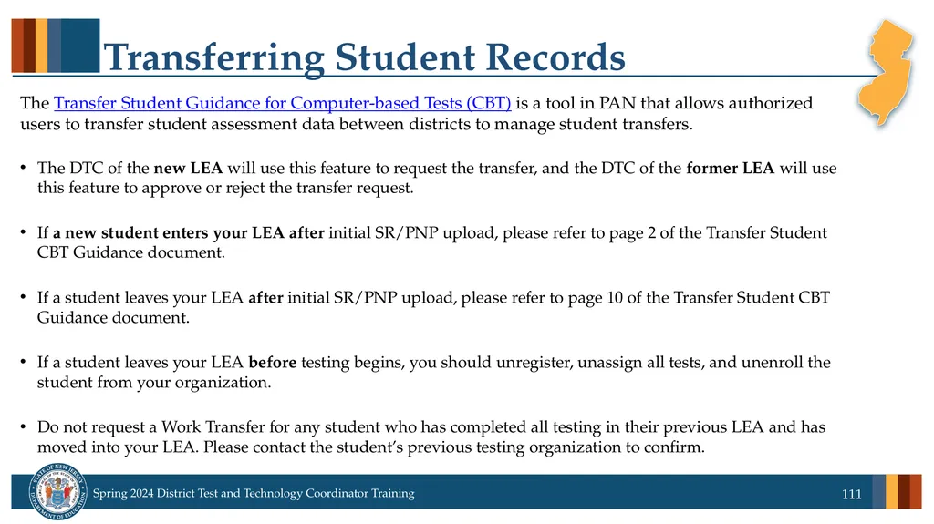 Spring 2024 District Test and District Technology - slide 111 of 134