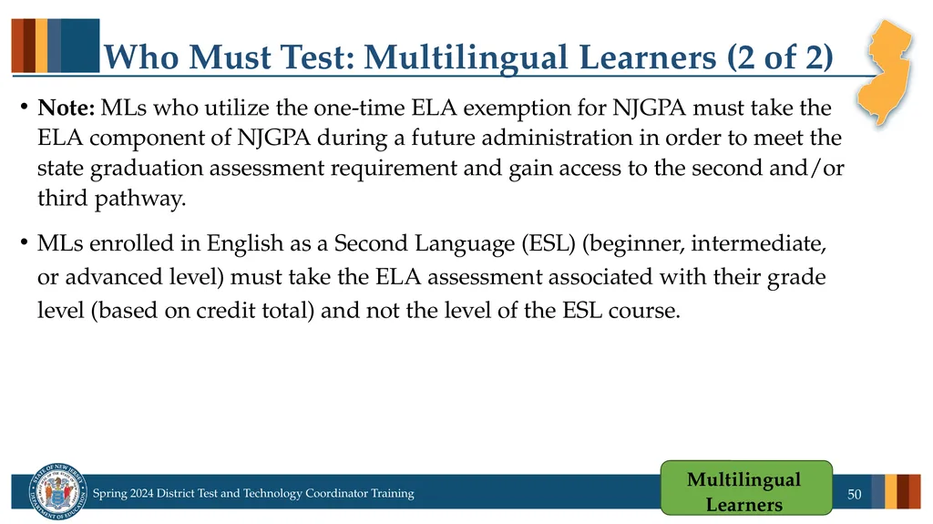 Spring 2024 District Test and District Technology - slide 50 of 134