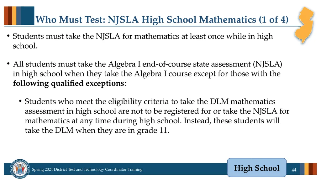 Spring 2024 District Test and District Technology - slide 44 of 134