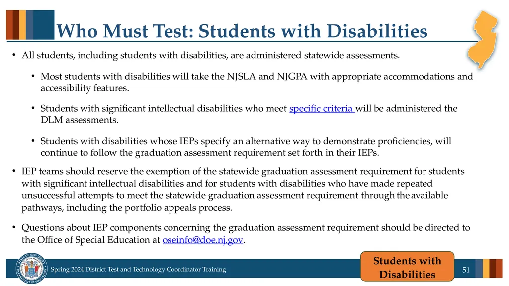Spring 2024 District Test and District Technology - slide 51 of 134