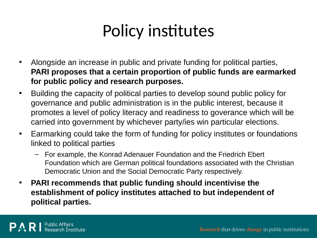 Presentation to National Assembly Ad Hoc Committee - slide 15 of 16