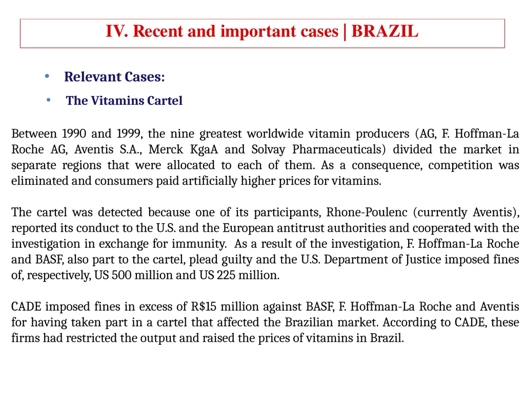 COMPETITION LAW IN LATIN AMERICA Main Feautures - slide 26 of 51