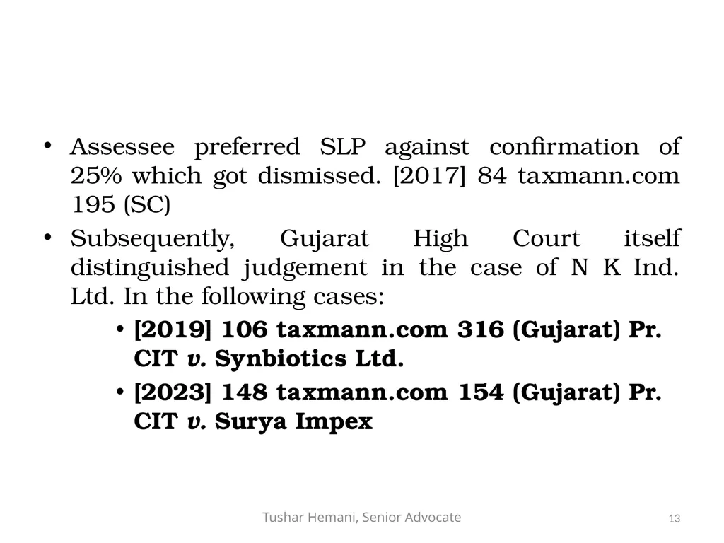 Controversial issues under the Income Tax & Fake - slide 13 of 129