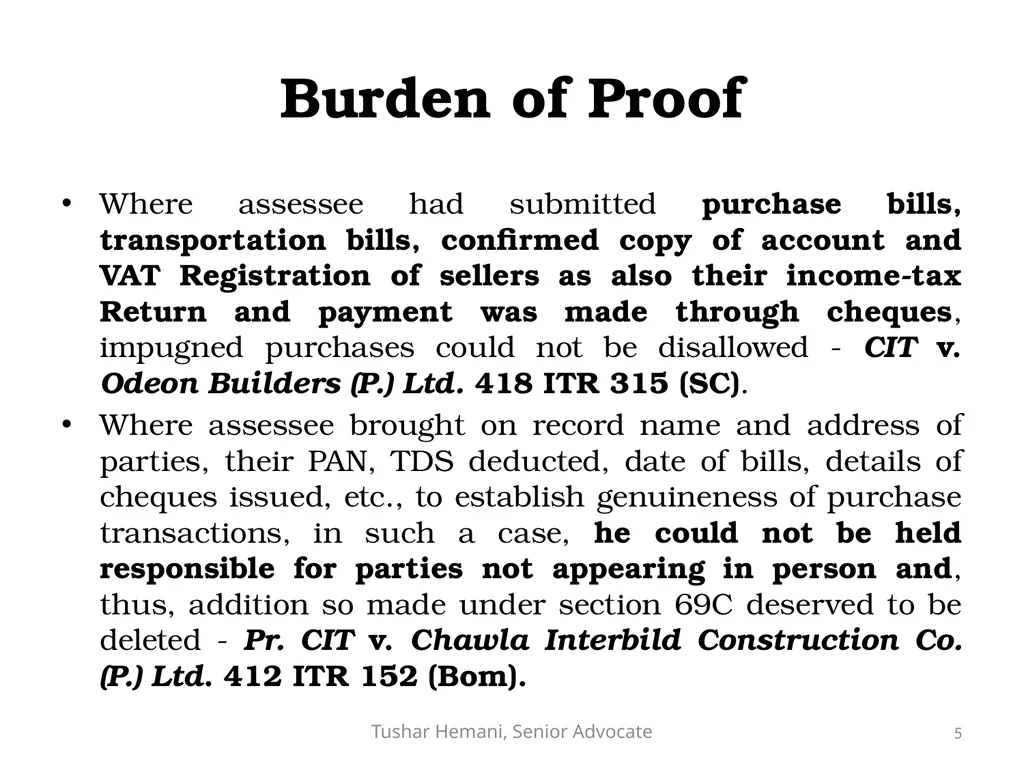 Controversial issues under the Income Tax & Fake - slide 5 of 129