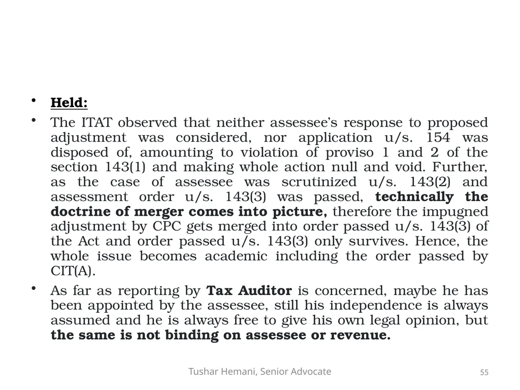 Controversial issues under the Income Tax & Fake - slide 55 of 129